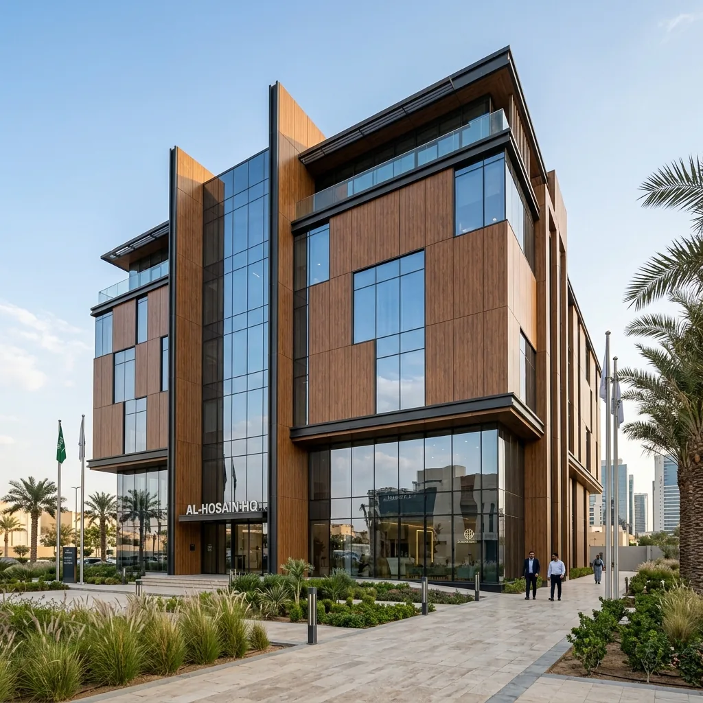 Saudi Stone Cladding HPL Exterior Cladding & Wall Lining in Saudi Arabia | Phenolic Solutions